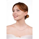 İlkin 4 MM Doğal Arpa Gerçek İnci Kolye, Bileklik ve Küpe 3’lü Set – ST013