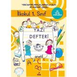 İlkokul 1. Sınıf Yazı Defteri Standart Çizgili Küçük - Dik Temel Harflerle