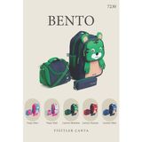 Ilkokul Bento Çanta+Beslenme+ Kalemlik 3 Lü Lüx Takım Set - Lacivert - Mavi