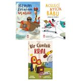 Ilkokul Okuma Seti 3 Kitap / Benim Zürafam Uçabilir - Aceleci Ayıcık Babu - Bir Günlük Kral