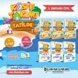 İlkokulluyum Yayınları 2. Sınıf İçin Keşif Takımı Tatilde Eğitim Seti Çocuk Kitapları