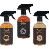 İlkom Premium Sprey 500ML Kara Gül Mistik, Amber Çiçeği, Oud Wood Mistik 3'lü Set