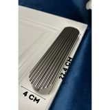 İlkulp 22.4 CM T40 KALIN ÇİZGİLİ MAT FÜME BOY KULP ÇEKMECE Dolap kulpu Çekmece kulpu Mutfak kulpu Mobilya kulpu Modern Lüks