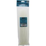 İlkyaz Fashion 100PCS Beyaz 3.6X300MM Plastik Cırt Kelepçe (4887) - Renkli