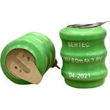 İlkyaz Fashion 3.6V 3S1P 60 Mah 2 Pin Nı-Mh Buton Pil