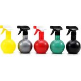 İlkyaz Fashion 350ML Prizma Renkli Şeffaf Tombul - Plastik Boş Sprey Püskürtücü Şişe (4887) - standart