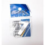 İlkyaz Fashion 4 cm Plastik Krom Kaplama Kapı Numarası -1