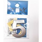 İlkyaz Fashion 4 cm Plastik Krom Kaplama Kapı Numarası - 5
