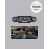 İlkyaz Fashion 4 Kameralı Araç Içi Kamera 1080P Gps Takip Wifi Gece Görüşlü - Ahşap