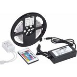 İlkyaz Fashion 5 mt 3 Cipli Rgb Şerit LED Silikonlu Adaptör Uzaktan Kumanda Tak Çalıştır - Altın