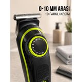 İlkyaz Fashion 5'i 1 Arada Erkek Tıraş Makinesi Hassas Kesim Sıfır Tıraş ve Sakal Bakım Seti ILKYZ-KRGRS34