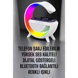 İlkyaz Fashion Android Uyumlu Akıllı Bluetooth Hoparlör Kablosuz Şarj Cihazı Standı - 1