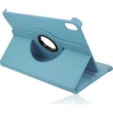 İlkyaz Fashion Apple Ipad Mini 6 Kılıf 360 Tablet Deri Kılıf - Turkuaz - 1 - Çok Renkli