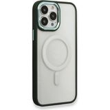 İlkyaz Fashion Apple Iphone 14 Pro Max Kılıf Room Magneticsafe Silikon - Köknar Yeşili - Çok Renkli