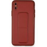 İlkyaz Fashion Apple Iphone Xs Max Kılıf Coco Deri Standlı Kapak - Fuşya - 1 - Çok Renkli