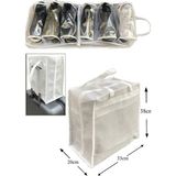 İlkyaz Fashion Ayakkabı Saklama ve Taşıma Çantası (Çizgili Model) Shoe Tote