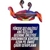 İlkyaz Fashion Bluetooth Kulaklık Hd Ses Kaliteli Işıklı Metal Kasa Ios Android Uyumlu Mikrofonlu ILKYZ-KRGRS34 - 1
