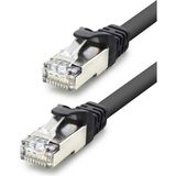 İlkyaz Fashion Cat7 Ethernet Patch Kablosu 10 Gbps 600 Mhz 30 cm - Siyah HDX5088 - Renkli