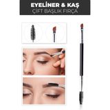 İlkyaz Fashion Çift Başlıklı Eyeliner ve Kaş Fırçası – Kolay Uygulama ve Mükemmel Sonuçlar