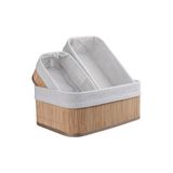 İlkyaz Fashion Decohandy Bambu Sepet Seti - (No Color) - 1