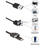 İlkyaz Fashion Endoskop 3 In 1 Yılan Kamera USB Micro USB Type-C 10M SERT KABLO
