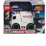 İlkyaz Fashion ER-247 Fast Wheels Ambulans Kamyonu -Erdem Oyuncak - Renkli