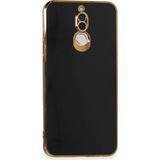 İlkyaz Fashion Huawei Mate 10 Lite Kılıf Volet Silikon - Siyah - Çok Renkli