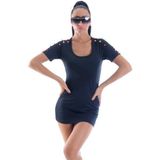İlkyaz Fashion Ieg™ B1961364 Çivili Elbise - Renkli - S - M