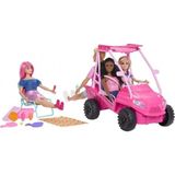İlkyaz Fashion JFV68 Plaj Arabası Oyun Seti - Barbie Mysteries: Beach Detectives - Renkli
