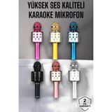 İlkyaz Fashion Kablosuz Bluetooth Karaoke Mikrofon USB ve Aux Girişli Yüksek Ses Kalitesi ILKYZHB-RS3455 - 1