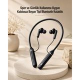 İlkyaz Fashion Kablosuz Boyun Tipi Bluetooth Kulaklık Mikrofonlu Spor ve Günlük Kullanıma Uygun ILKYZ-KRGRS34 - 1
