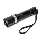 İlkyaz Fashion KM-110 Profesyonel Şarjlı El Feneri Ledli+Flashlight+Zoom Özellikli Atlı 6 Parça Full Set Ilky - Renkli