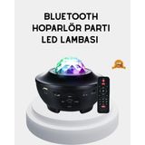 İlkyaz Fashion LED Yıldızlı Projektör Galaxy Modlu Renk ve Parlaklık Ayarlı Gece Lambası ILKYZ-KRGRS34 - Renkli