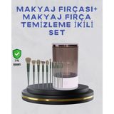 İlkyaz Fashion Makyaj Fırçası ve Elektrikli Fırça Temizleyici Kampanya Paketi - Çok Renkli