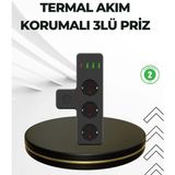 İlkyaz Fashion Masa Üstü Çoklu Priz USB ve Type-C Çıkışlı Güç Dağıtıcı ILKYZ-KRGRS34 - 1 Adet