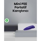 İlkyaz Fashion Mutfak Için Mini El Mikseri – Kahve, Süt, Krema ve Sos Karıştırıcı