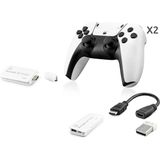 İlkyaz Fashion Retro Oyun Stick HDMI Çift Gamepad Seti 2.4g Kablosuz - Beyaz HD330 - Renkli