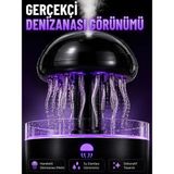 İlkyaz Fashion Rgb Işıklı Denizanası Hava Nemlendirici Ultrasonik Buhar Makinesi 2h 4h 8h Zamanlayıcılı Ilky - Renkli