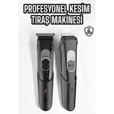İlkyaz Fashion Saç Sakal Lazer Epilasyon Öncesi Tüy Kısaltma Makinesi Unısex 4 Taraklı ILKYZHB-RS3455 - 1