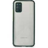İlkyaz Fashion Samsung Galaxy A02S Kılıf Miami Şeffaf Silikon - Koyu Yeşil - 1 - Çok Renkli