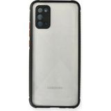 İlkyaz Fashion Samsung Galaxy A02S Kılıf Miami Şeffaf Silikon - Siyah - 1 - Çok Renkli
