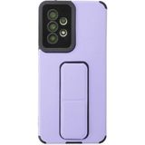 İlkyaz Fashion Samsung Galaxy A53 5g Kılıf Mega Standlı Silikon - Lila - 1 - Çok Renkli