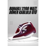 İlkyaz Fashion Seramik Tabanlı Kırmızı 2200 Watt Şok Buharlı Ütü - Çok Renkli