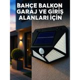 İlkyaz Fashion Solar LED Bahçe Aydınlatma Lambası 3 Işık Modlu Sensörlü Duvar Tipi Dış Mekan ILKYZHB-RS345 - Renkli
