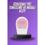 İlkyaz Fashion Titreşimli Yüz Masaj Aleti Titreşimli Makyaj Temizleme Cihazı - Renkli