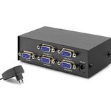 İlkyaz Fashion VGA Splitter 1 In 4 Out 200 Mhz - Siyah HDX1278
