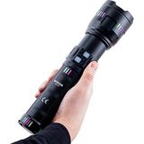 İlkyaz Fashion WS-1150 Uzun Menzilli 60 Watt 5500 Lümen Profesyonel Güçlü El Feneri BX40 - 0,5