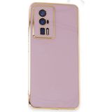 İlkyaz Fashion Xiaomi Poco F5 Pro Kılıf Volet Silikon - Mor - 1 - Çok Renkli