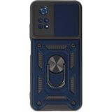 İlkyaz Fashion Xiaomi Poco M4 Pro 4g Kılıf Pars Lens Yüzüklü Silikon - Lacivert - 1 - Çok Renkli