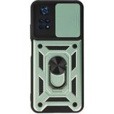 İlkyaz Fashion Xiaomi Poco M4 Pro 4g Kılıf Pars Lens Yüzüklü Silikon - Yeşil - 1 - Çok Renkli